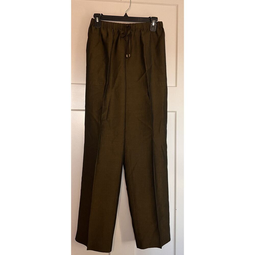 DON CASTER Green Black Suit Jacket Size 2 & Pants Size 4 Wool Blend Vintage - Picture 3 of 12